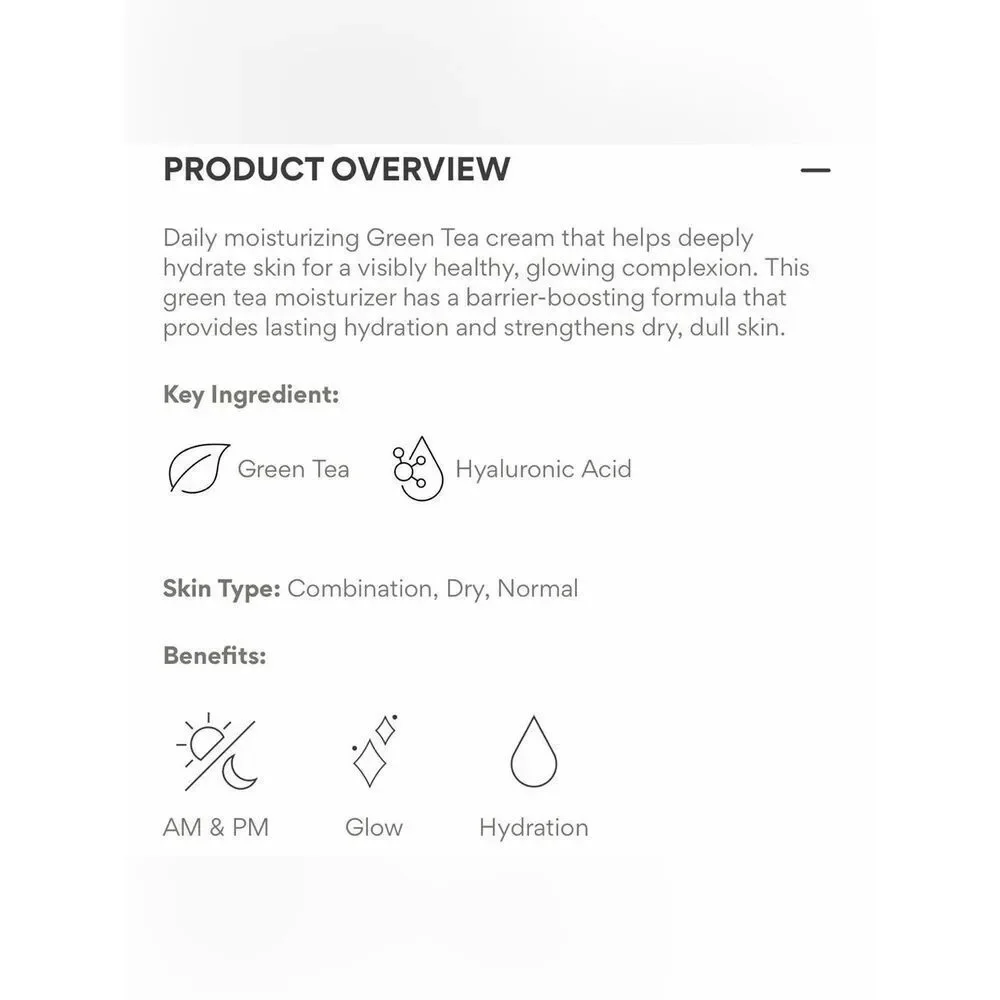 Innisfree Green Tea Hyaluronic Cream
